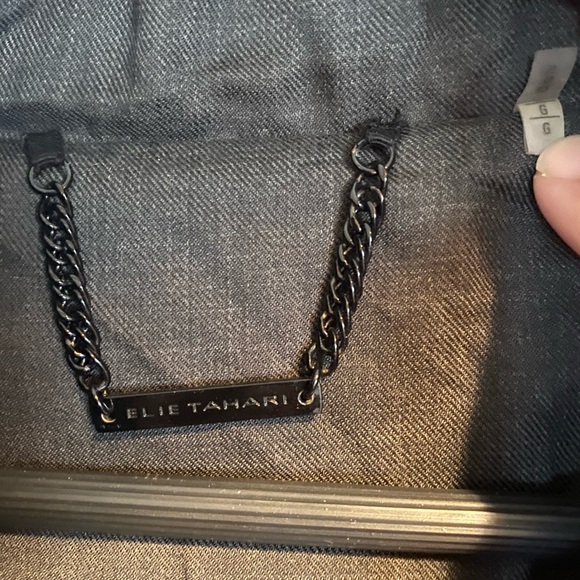 Elie Tahari Men Vest. Faux Leather Trim Goose down size L - Picture 3 of 5